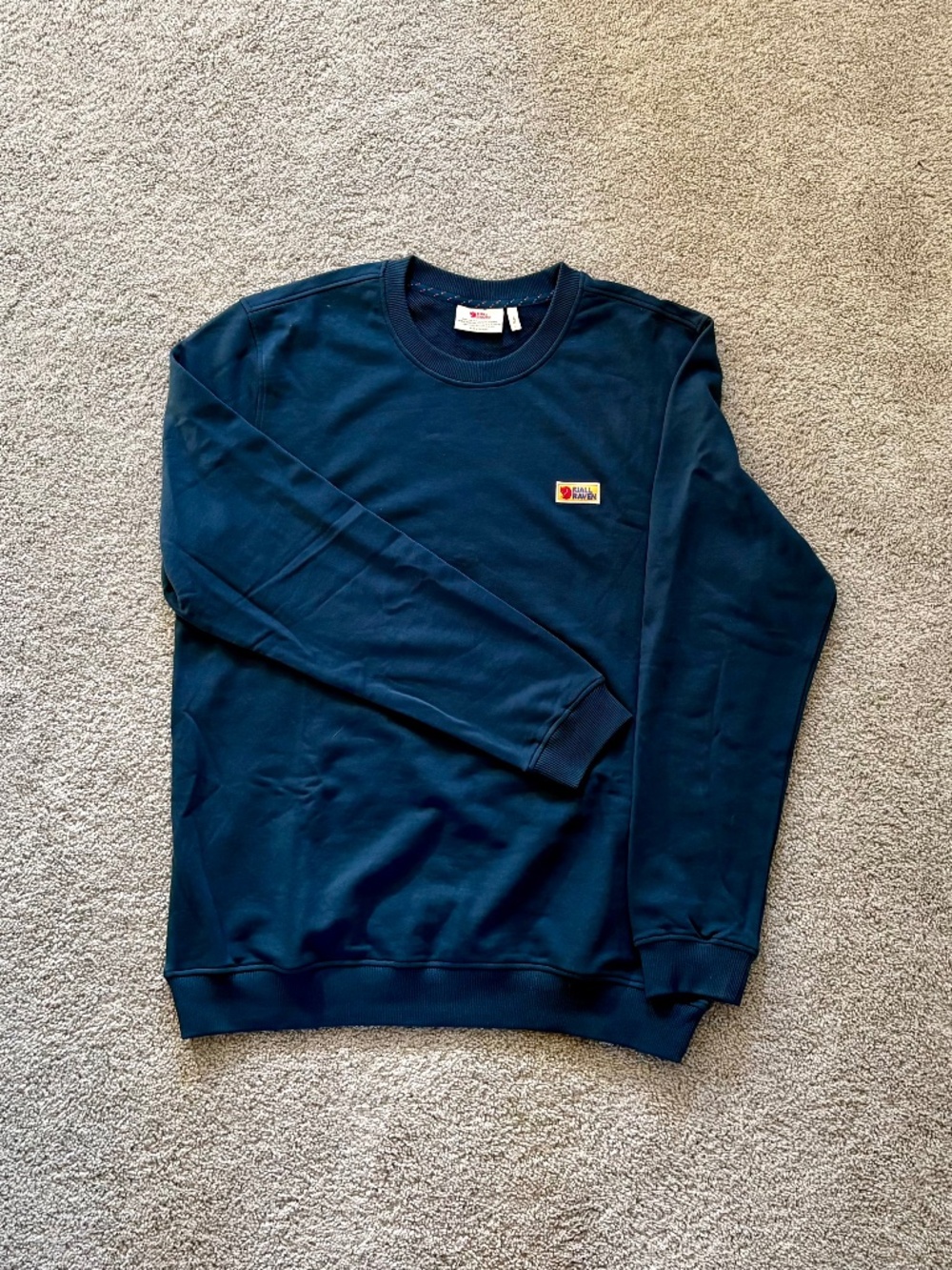Men’s Fjallraven Vardag Sweater / Storm (blue) / large